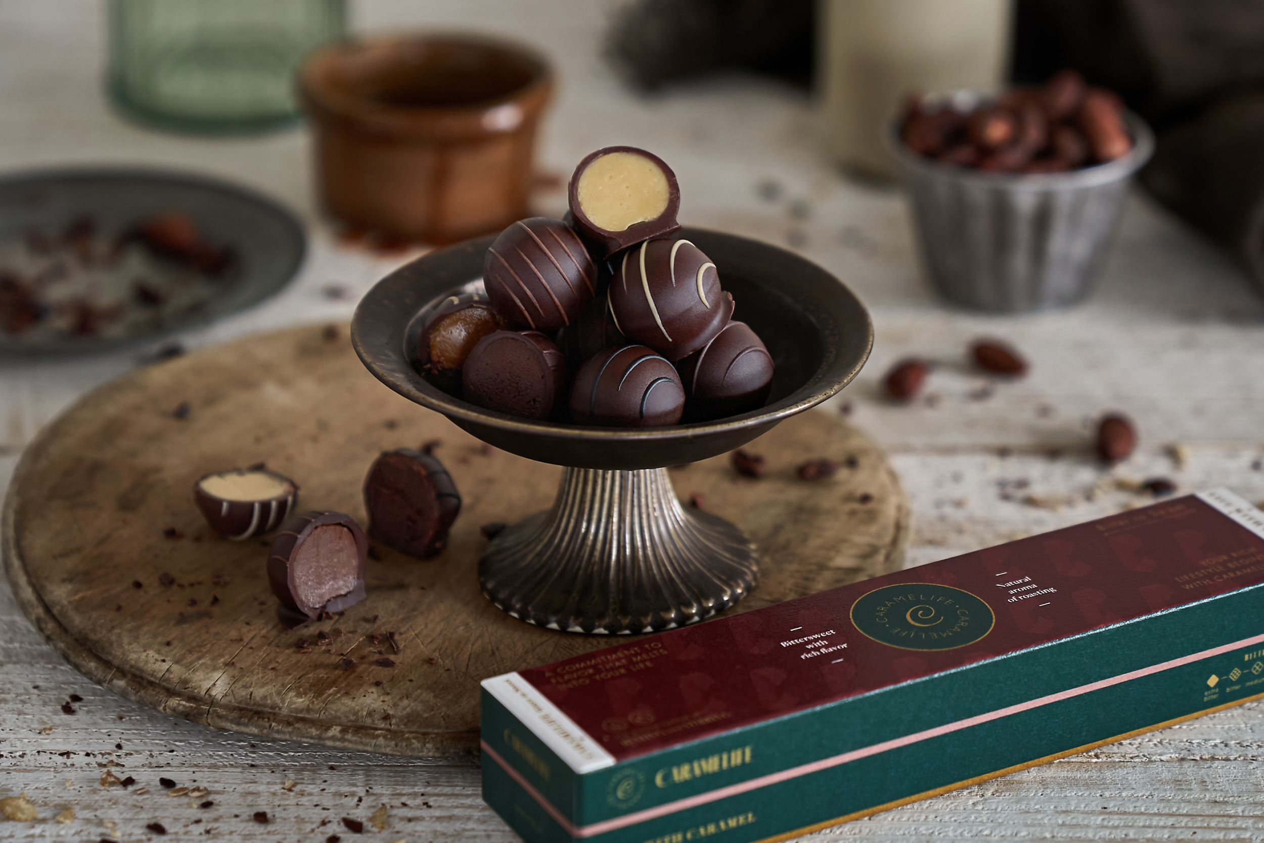 New Caramelife初 チョコレート2種が新登場 キャラメルトリュフ Caramelife